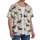 thumbnail image 2 of Fotbe Horse Camisa Estampada de Manga Corta para Hombre, Casual de Verano, Estilo Playero, Sin Arrugas-Large, 2 of 5