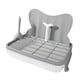 thumbnail image 2 of Inodoro para perros, resistente, de limpieza rápida, con protección contra salpicaduras y columna urinaria. 47cm Gris 14mm, 2 of 9