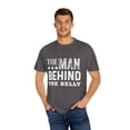 thumbnail image 4 of The Man Behind The Belly New Dad Unisex Garment-Dyed T-shirt, 4 of 4
