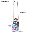 thumbnail image 2 of FORMRS Crossbody Bag for Women Quilted Travel Shoulder Cell Phone Purse with Chain Strap Handbag, Abstract Drawing, 2 of 7