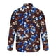 thumbnail image 5 of Blusa y camisa de manga larga con cuello vuelto para hombre, informal, a la moda, con botones, estampado, de poliéster, 5 of 6