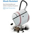 thumbnail image 3 of Tekcoo Case for Airpods Pro, Airpods Pro Cover, Airpods Pro Skin Accessories Sport Pattern Airpod Pro Cover Leather Case for Apple Charging Case for AirPods Pro, Baseball, 3 of 7
