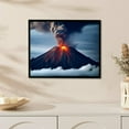 thumbnail image 3 of Nawypu Active Volcano Natural Scenery Volcano Eruption Magma Flow Poster (21) Wall Art Poster Scroll Canvas Painting Picture Living Room Decor Home Framed, 3 of 4