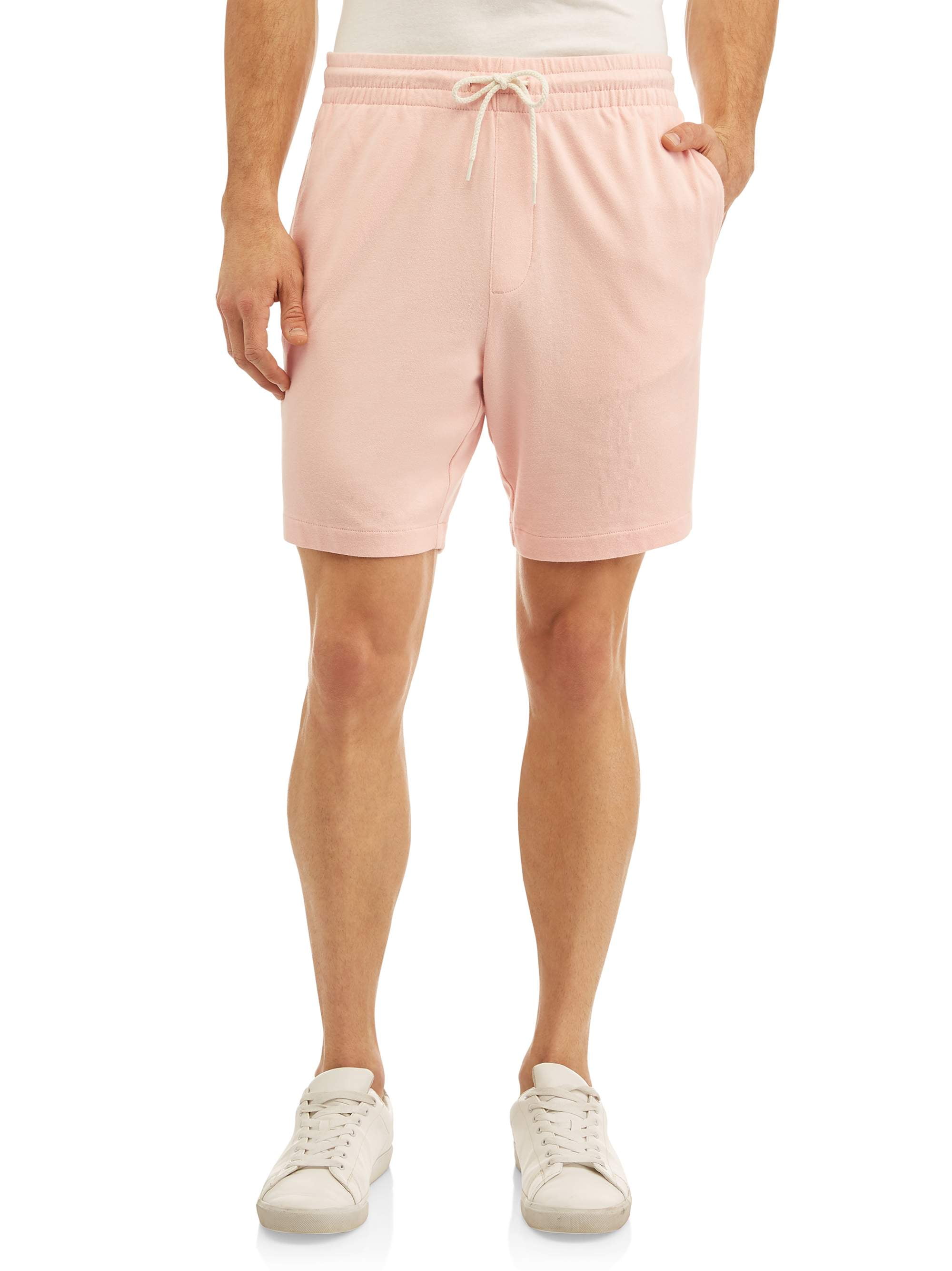 men's knit jogger shorts