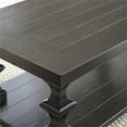 thumbnail image 3 of Steve Silver Co. Table Basse Dory avec Dessus Effet Planche et Base Piédestal Unique, Ébène, 3 of 5
