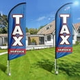 thumbnail image 4 of Tax Services Feather Flag,8FT Tax Services outdoor advertising flag, Tax Services Business Flag,Tax Services Swooper Flag（FLAG ONLY）, 4 of 5