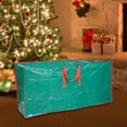 thumbnail image 4 of Bolsa De Almacenamiento Para árbol De Navidad, Organizador Con Cremallera Para árboles De Navidad, Colgantes, Vacaciones, Verde, Grande Verde Grande, 4 of 9