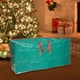 thumbnail image 4 of Bolsa de almacenamiento para árbol de Navidad, decoración para árbol de Navidad, bolsa portátil de PE con cremallera. Verde Grande, 4 of 9