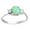 Green, variant on Addy Purple Opal Ring Sterling Silver Women Engagement Ginger Lyne Collection