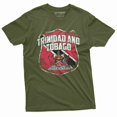 thumbnail image 6 of Mens Trinidad and Tobago Country tee shirt Coat of arms national Emblem tee (Small Grey), 6 of 7