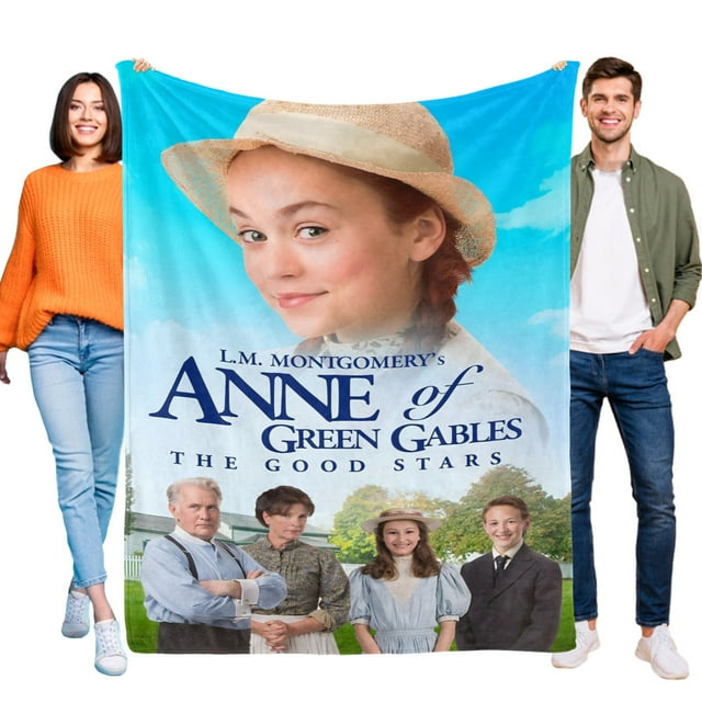 Ana de las Tejas Verdes anti-pilling, suave, ligera, esponjosa y acogedora de lujo para hogar y cocina – Perfecta para niños y adultos,100X80cm
