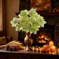 thumbnail image 5 of Gqtwoy Thanksgiving Simulated Maple Leaf Flower Arrangement, Artificial Leaves Bouquet, Home Decoration for Halloween and Autumn, Realistic Fall Decor, Perfect for Indoor and Outdoor Use, 5 of 6