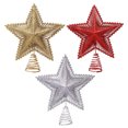 thumbnail image 3 of Adorno para Navidad Con Purpurina 20 Cm Navideña Cinco Puntas () Rojo, 3 of 8