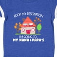 thumbnail image 4 of Inktastic Book My Reservation I'm Going to My Nana and Papa's- House Boys or Girls Baby Bodysuit, 4 of 5