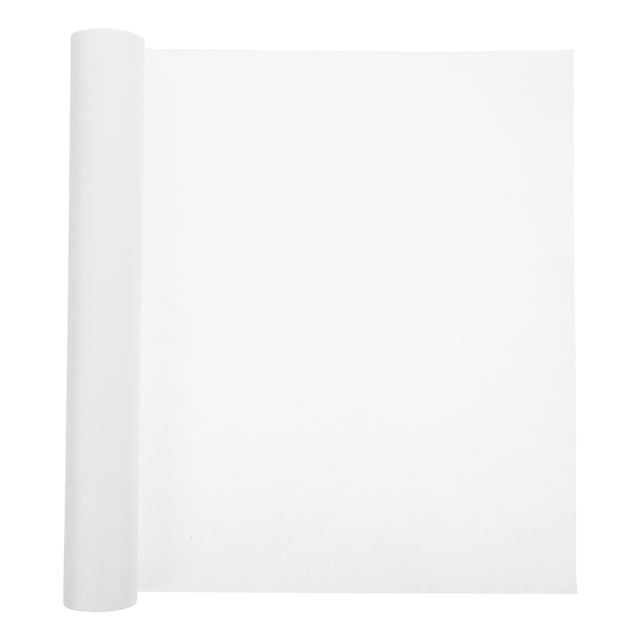 Rollo de papel blanco, rollo de papel de regalo liso para suministros de envío y proyectos de bricolaje para envolver, manualidades y arreglos florales