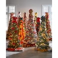 thumbnail image 5 of BrylaneHome 6 Ft Fully Decorated Pre-Lit Pop-Up Christmas Tree with 350 Warm Lights & Included Stand, Collapsible, Easy Assembly, 5 of 7