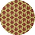 thumbnail image 1 of Ahgly Company Indoor Square Patterned Tomato Sauce Red Area Rugs, 3' Square, 1 of 6