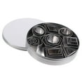 thumbnail image 4 of Raindrops Stainless Steel Baking Molds for Cookies and Biscuits Silver Multifunctional 24Pcs, 4 of 8