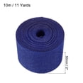 thumbnail image 2 of Unique Bargains 2 Inch x 11 Yards Jute Crafts Party Wrapping Decoration Burlap Fabric Ribbon Blue, 2 of 6