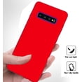 thumbnail image 5 of Galaxy S10 Plus Case, Samsung Galaxy S10 Plus Case Liquid Silicone Case Dual Layer Hybrid Hard PC Soft Silicone Gel Rubber Bumper Slim Shockproof Protective Case Cover for Galaxy S10 Plus, Red, 5 of 12