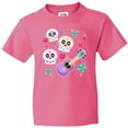 thumbnail image 3 of Inktastic Day of the Dead Owl Sugar Skulls and Guitar Youth T-Shirt, 3 of 5