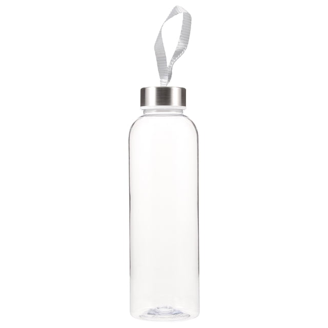 Botella de agua de plástico a prueba de fugas, portátil, transparente, anticaídas, para deportes al aire libre y viajes (500 ml)