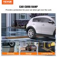 thumbnail image 2 of VEVOR Curb Ramp, 2 Pack, 2.6" Rise, Rubber Driveway Ramps, Heavy Duty 33069 lbs Weight Capacity Threshold Ramp, Curbside Bridge Ramps for Loading Dock Garage Sidewalk, Expandable Full Ramp Set, 2 of 9