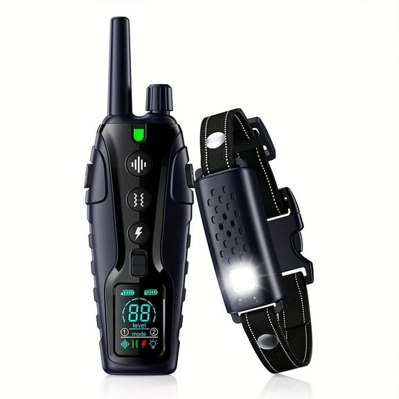 Dog Shock Collar (5-120Lbs) - 4000ft Dog Training Collar with Remote Electric Collar with 4 Training Modes, Security Lock, Rechargeable E-Collar for All Breeds, Sizes