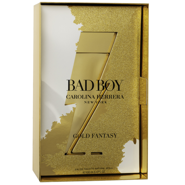 Carolina Herrera Bad Boy Gold Fantasy 100ML eau de Toilette Men.