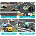 GXXGREAT Kids Play Mat City Road Building Parking Map Waterproof Carpet