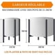 thumbnail image 3 of Soporte ajustable para plantas, soporte de metal para macetas de 20 a 30 cm, soporte de hierro resistente y moderno con capa de pintura protectora, diseño moderno de mediados de siglo, 3 of 5