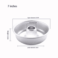 thumbnail image 6 of 3Pcs 6/7/9 Inches Angel Food Cake Pan Griddle Cake Pans Baking Pans, 6 of 7