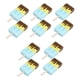 thumbnail image 3 of Caja de papel plegable con forma de helado para regalo de bebé, 10 unidades Azul, 3 of 9