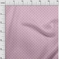 thumbnail image 3 of oneOone Velvet Rose Pink Fabric Geometrical Craft Projects Decor Fabric Printed By The Yard 58 Inch Wide, 3 of 5