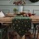 thumbnail image 4 of Camino de mesa navideño verde, mesa de centro artesanal bronceada, mesa de centro sencilla de estilo rústico americano, mueble de TV, 4 of 5