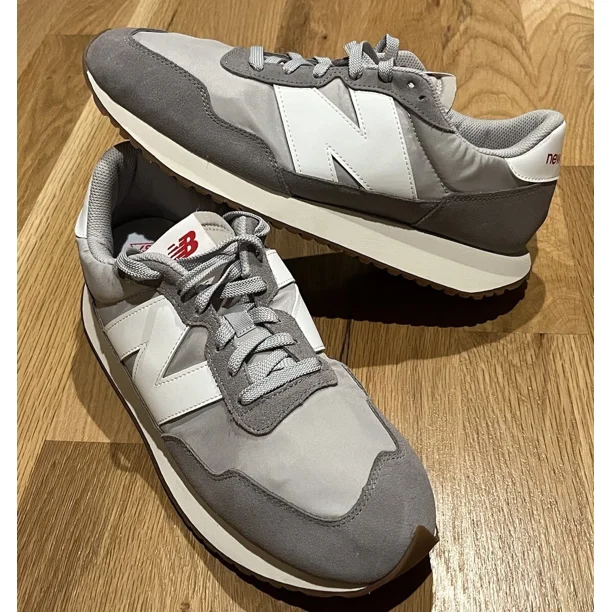 NEW BALANCE Men's Gray 237V1 Lifestyle Casual Sneakers MS237GE US Size 12 New