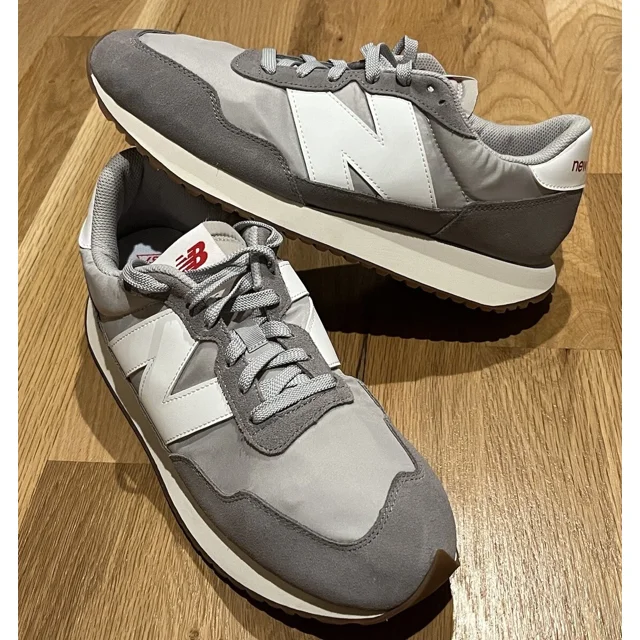 NEW BALANCE Men's Gray 237V1 Lifestyle Casual Sneakers MS237GE US Size 12 New