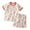 Red, variant on Odeerbi Toddler Boys Girls 2 Piece Outfits Cartoon Cotton T-shirt Shorts Set Summer Clothes Children's Short Sleeve T-Shirt Two-Piece Set Mint Green