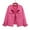 cc#-Hot Pink, variant on QHRMKOG 2025 Womens Blue Denim Jacket Fall Lightweight Crop Long Sleeve Jean Jackets Button Down Solid Color Shackets Oversized Trendy Blazer Fashion Casual Coats with Pocket 3XL