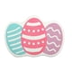 thumbnail image 2 of Decoraciones de Pascua, adornos de Pascua, regalos de Pascua, tapete de piso con forma de huevo de color de Pascua para dormitorio, porche, pasillo, dormitorio, decoración del hogar de Pascua, tapete, 2 of 9