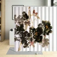 thumbnail image 6 of Bathroom Waterproof Shower Curtain Beautiful Ink Painting Peony Flower Print Polyester Fabric Home r Curtain With Hook, 6 of 6