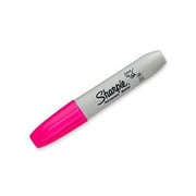 Sharpie Permanent Markers, Broad, Chisel Tip, 12-Pack, Magenta (1783339)