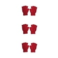 thumbnail image 2 of Jumpingount 1 par de guantes sin dedos, tejido artesanal, accesorio de ropa para hombres y mujeres, calentador de manos de punto térmico cómodo Type1 NO1, 2 of 6
