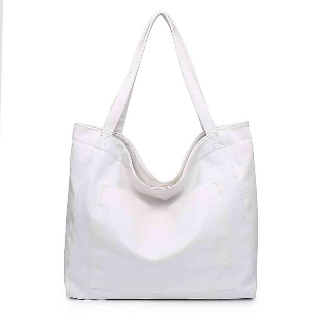 2022 New Large Capacity Tote Bag Womens Large Bag With Pockets Soft Leather Hand-held One Shoulder Retro Oil Wax Leather