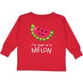 thumbnail image 3 of Inktastic I'm One in a Melon Watermelon Humor Boys or Girls Long Sleeve Toddler T-Shirt, 3 of 5