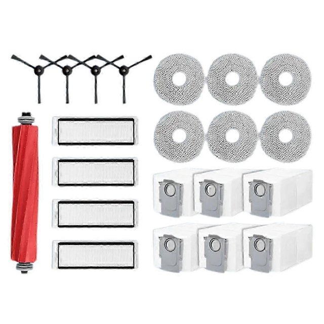 For Qrevo Robot Vacuum Spare Parts Main Side Brush Hepa Filter Mop Cloth Pad Dust Bag Accessories C