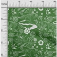 thumbnail image 2 of oneOone Georgette Viscose Green Fabric Asian Japanese Pattern Diy Clothing Quilting Fabric Print Fabric By Yard 42 Inch Wide, 2 of 5