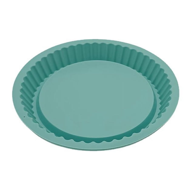 Premium Round Silicone Baking Mold for Pizza & Cakes - Heat-Resistant, Non-Stick, Easy Release Kitchen Tool, 27X27X3CM Compact Size, Durable & Easy to Clean, Perfect for Baking Enthusiasts (Nordic