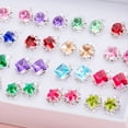 thumbnail image 4 of Assorted Color Alloy Jewelry Rings for Kids Pretend Play and Dress Up 24 Pairs in a Box, 4 of 9