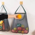 thumbnail image 4 of Bolsas de almacenamiento reutilizables, bolsas de malla para colgar en la cocina, bolsas de red para almacenar frutas y verduras en el hogar, para jengibre, ajo, patatas y cebollas, 4 of 6